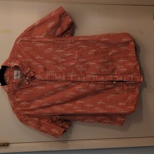 Goodfellow short sleeved button up shirt, Cactus